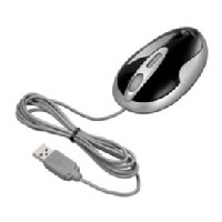 Targus Optical USB Notebook Mouse, Black/Silver (AMU3102EU)